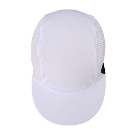 Running Mesh Hat Sunshading Sweat Absorption Breathable Portable Mesh Hat for Outdoor Sports White