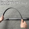 2PCS Polypropylene Plastic Training Martial Sword，Black Practice Katana Sword with