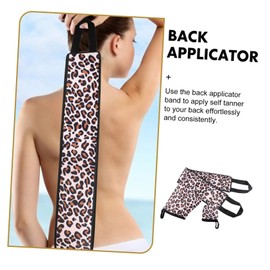 FRCOLOR Leopard Print Back Strip Self Tanning Lotion Applicator Body Lotion Back Applicator