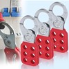 Pack of 3 Locking Hasp Lockout, Hook Diameter 2.5 cm