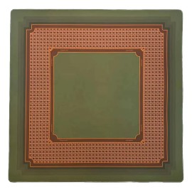 Exquisite Decorative Luxury Mahjong Mat Painted Anti Slip Mahjong Table Mat Premium Smooth Tiles Movement American Mahjong MatsColor: Multi Mat-21