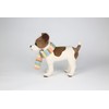 CU-MATE 12" Realistic Jack Russell Terrier Plush - White &