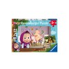 Ravensburger 05645 Jigsaw Puzzle 2 x 12 Masha and Bear