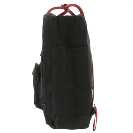 Fjallraven Women's Kanken Backpack, Black/Ox Red, One Size