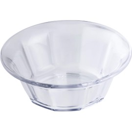 PTW103_138 IJ Plakira Ij Plakira Unbreakable Dish Bowl 5.5 inches (14 cm), Dishwasher Safe, For Home Parties, Outdoors, Camping, Stylish, Cute, Clear, Serving Dish, Soup Salad, For One Person Plastic,