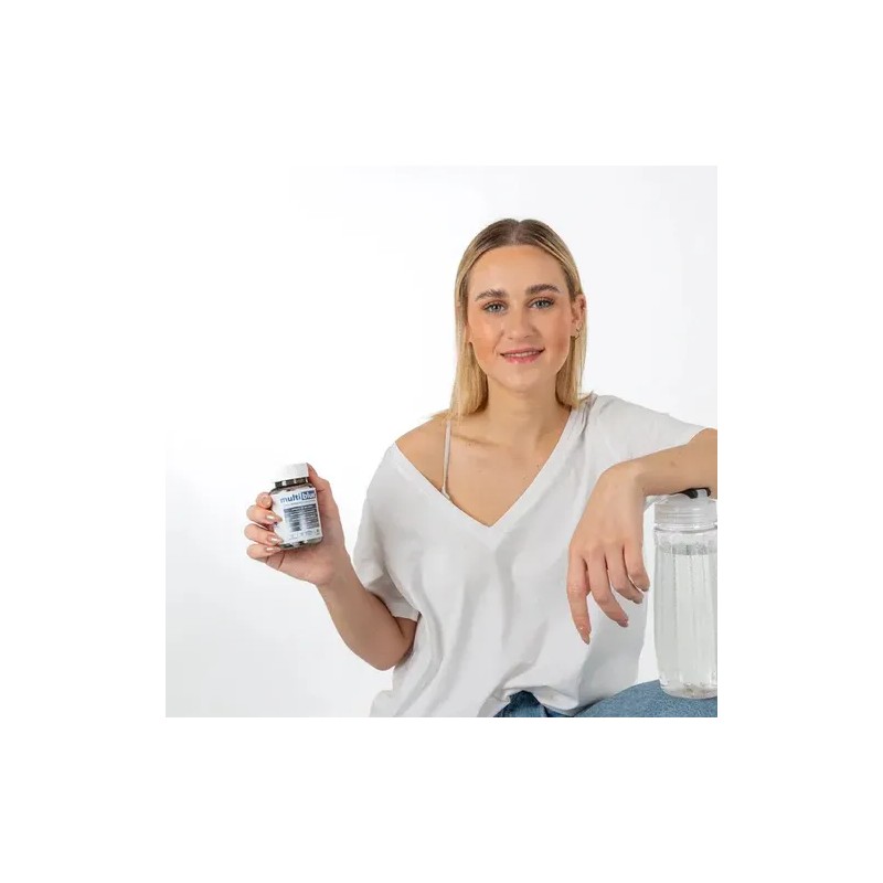 Vitaminas A Base De Magnesio Multiblue 120 Cápsulas Sabor Sin