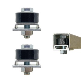 Hi Flame Beam - Ruedas de rodillo para carretilla de límite de posicionamiento para canal de puntal Unistrut con 1-5/8 pulgadas de ancho y todos los canales de puntal de 1-5/8 pulgadas o más alto