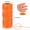Orange 328 Feet Bricklaying Line, Braided Brick Builders Line Strong