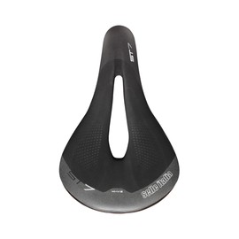 Selle Italia, ST 7 Vision Superflow, Saddle, 250 x 165mm, Unisex, 395g, Black/Hi-Viz