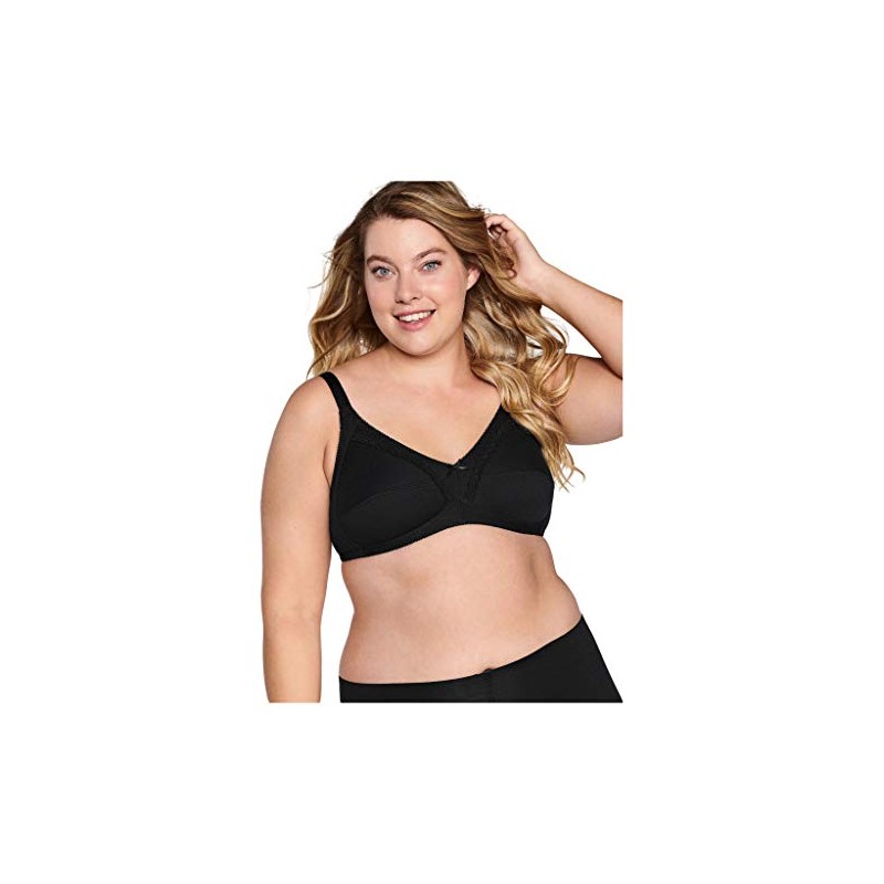 Naturana Women's Karine - Soutien-gorge 100% coton sans armatures Non-Wired