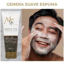 Limpiador Facial Grasa & Acné, Aloe Vera Y Centella. Mc Life