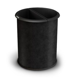 Commercial Zone Products Precision Series InnRoom Recycler Container, Black Vinyl Wrap (780946)