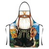 Bilipala Lederhosen Apron Funny Apron Novelty Kitchen Cooking Apron for