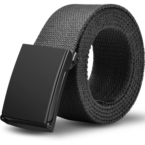 Web Mens Belt,Work Belts for Men,Mens Holeless Adjustable Canvas Web