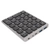 Numeric Keyboard Mini USB Rechargeable Wired 28 Keys Thin Portable