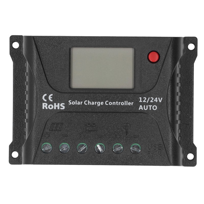 Solar Charge Controller PWM Discharge Control LED Display with USB