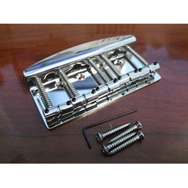Hipshot 5-String Vintage Bass Bridge - Stainless Steel, .750" String Spacing