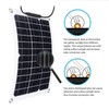 Small Solar Panel Flexible Kit 18V 15W for Battery Charging