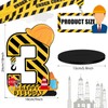 MiniInflat Construction 3rd Birthday Number Sign Centerpiece Truck 3rd Sign