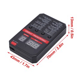 SUNGOOYUE ESC LED Program Card, RC Car LED Program Card for Rocket V2 ESC 45A 60A 80A 120A 150A Brushless Waterproof ESC Programming Card, Accessories for Model Cars