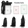 RJEU Laptop Backpack for 17 Inches, Rolltop Backpack Men Women,
