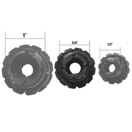 1/2 inch,3/4 inch,1 inch Wall Grommet for Starlink Cables,Starlink Cable Routing Kit,Star Link Accessories,(Black,3/4 inch,1 Pack)