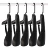 DEDU Suit Hangers for Men 30 Pack Width 17.7", Black