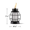 TIKI Tabletop Metal Torch Lanterns, 2-Pack – Stylish Outdoor Tabletop