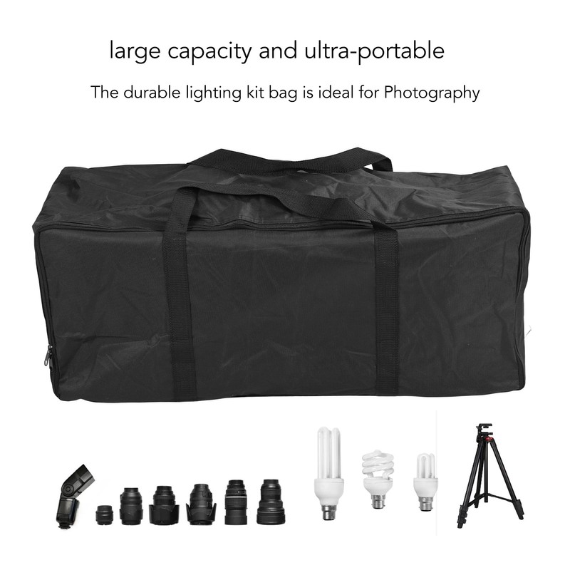 Photo Studio Equipment Large Carrying Bag with Handle Dual Zipper