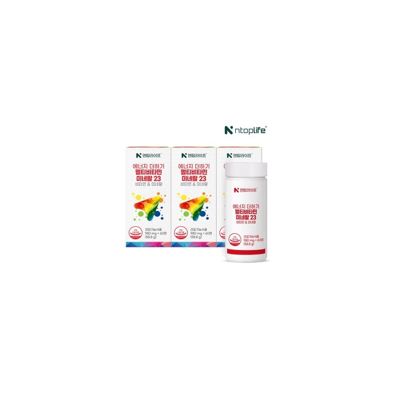 (Entop Life) Entop Life Energy Plus Multivitamin Mineral 23 60