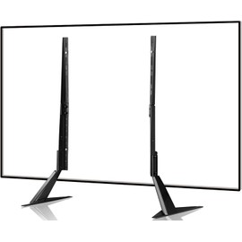 Universal TV Stand, Metal TV Legs for 20-65 inch LCD/LED/OLED/Plasma Flat&Curved Screen TV Height Adjustment with VESA 75x75mm to 800x500mm Max ML1760