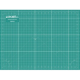 Proartek Drafting PK00007 Model GBM1824 Series 18" x 24" Professional Cutting Mat; Double-Sided Green/Black; Self-Healing; For Graphic Arts, Hobbies, Quilting, Scrapbooking, and other Cutting Projects
