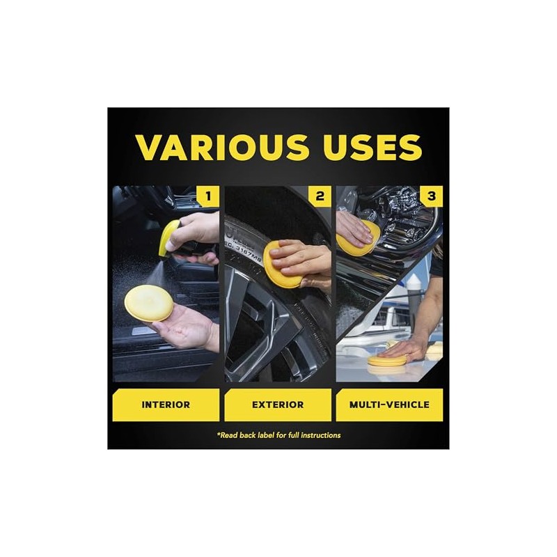 Meguiar's Oficial Gold Class Esponjas Aplicadores W0004 4 Piezas