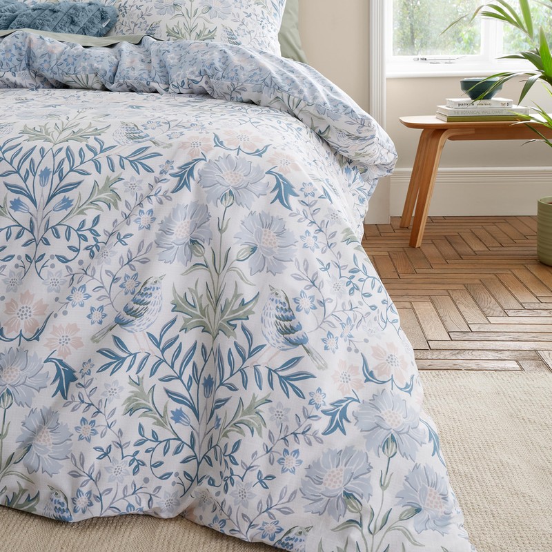 Bianca Hedgerow Hopper 200 Thread Count Cotton Single Duvet Cover