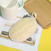 Premium Exfoliating Loofah Pad Body Scrubber, Natural Loofah Sponge and