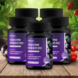 Olitru Jaboticaba Acerola Eve 5 units, 450 tablets in total (7.5 months supply) / 올리트루 자보티카바 아세로라 이브 5개 총 450정 (7.5개월분)