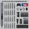 SHARDEN Mini Electric Screwdriver, 29 in 1 Small Electric Screw
