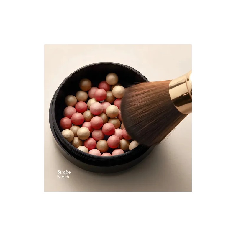 Perlas Iluminadoras Oriflame Giordani Gold con Srum Strobe Peach