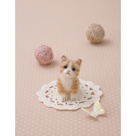 hamanaka akure-nu and Brown Make a Tiger koneko H441 – 512 * ferutexinguni-doru is not included in the kit. [akure-nukitto] [Felt Wool Kit]