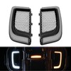 HDBUBALUS Engine Guard Lowers Grills Leg Fairing LED Turn Signal