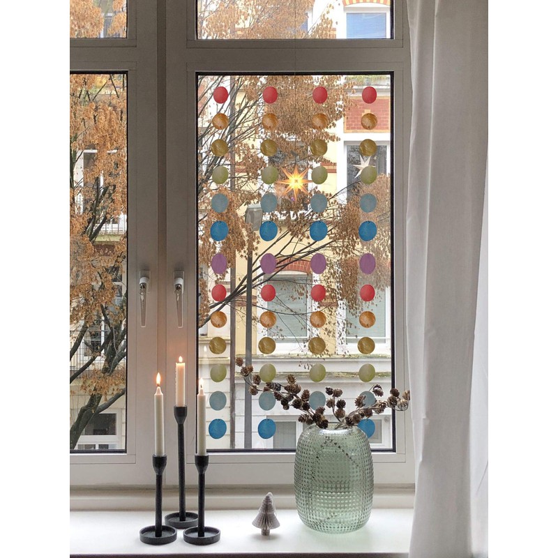 ART-CRAFT 4 x Capiz Shell Chain Garland as Hanging Decoration