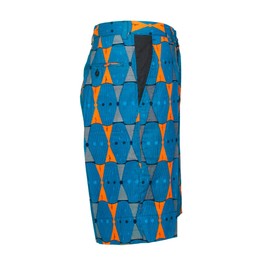 Men’s Blue & Orange Shorts w/Black Pocket (S)