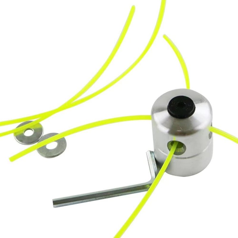 ND 2 Pieces Grass Trimmer Replacement, Trimmer Head Aluminium, Thread