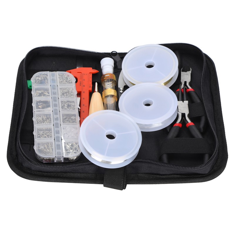Jewelry Making Tools Pliers Earring Hook Ribbon Buckle Measuring Ruler