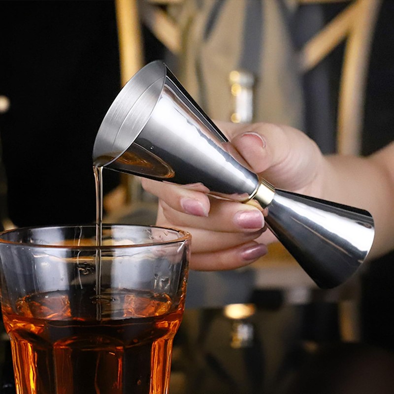 Measuring Cup Graduated Jigger Cup Cocktail Stainless Steel Measuring Cup