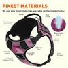 Dogline Quest No-Pull Dog Harness with Custom Reflective Removable Patches
