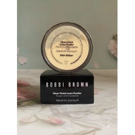 Bobbi Brown Sheer Finish Loose Powder, PALE YELLOW, Full Size 0.35oz/10g, NIB