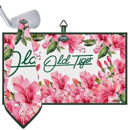 CROWNBLANKS Magnetic Golf Towels, 40''x18'' Fast Drying Microfiber Waffle Azalea Golf Towel for Golf Carts or Golf Clubs, Perfect Golf Gifts for Men Women