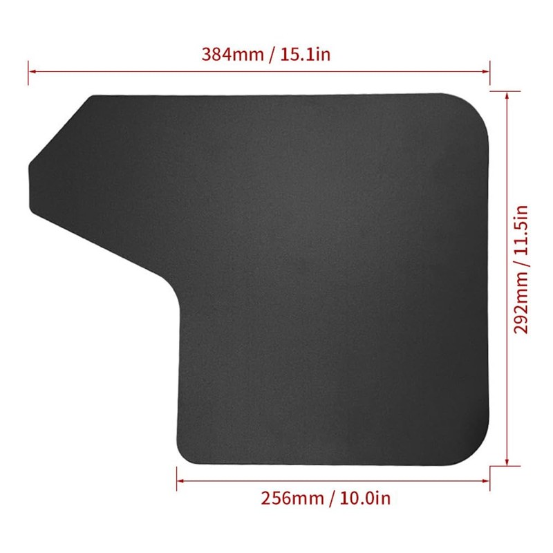 Riloer 4 Pcs Splash Guards Mud Flaps Mudflaps with Hardware