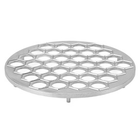 Ejoyous Pelmeni Form 37 Löcher, Aluminiumlegierung Pelmeni Maker Ravioli Formen Knödelmaschine Pilimeni Form Knödel Form Werkzeuge, Manuelle Teigtaschenform Klöße Dough Press (Silver)